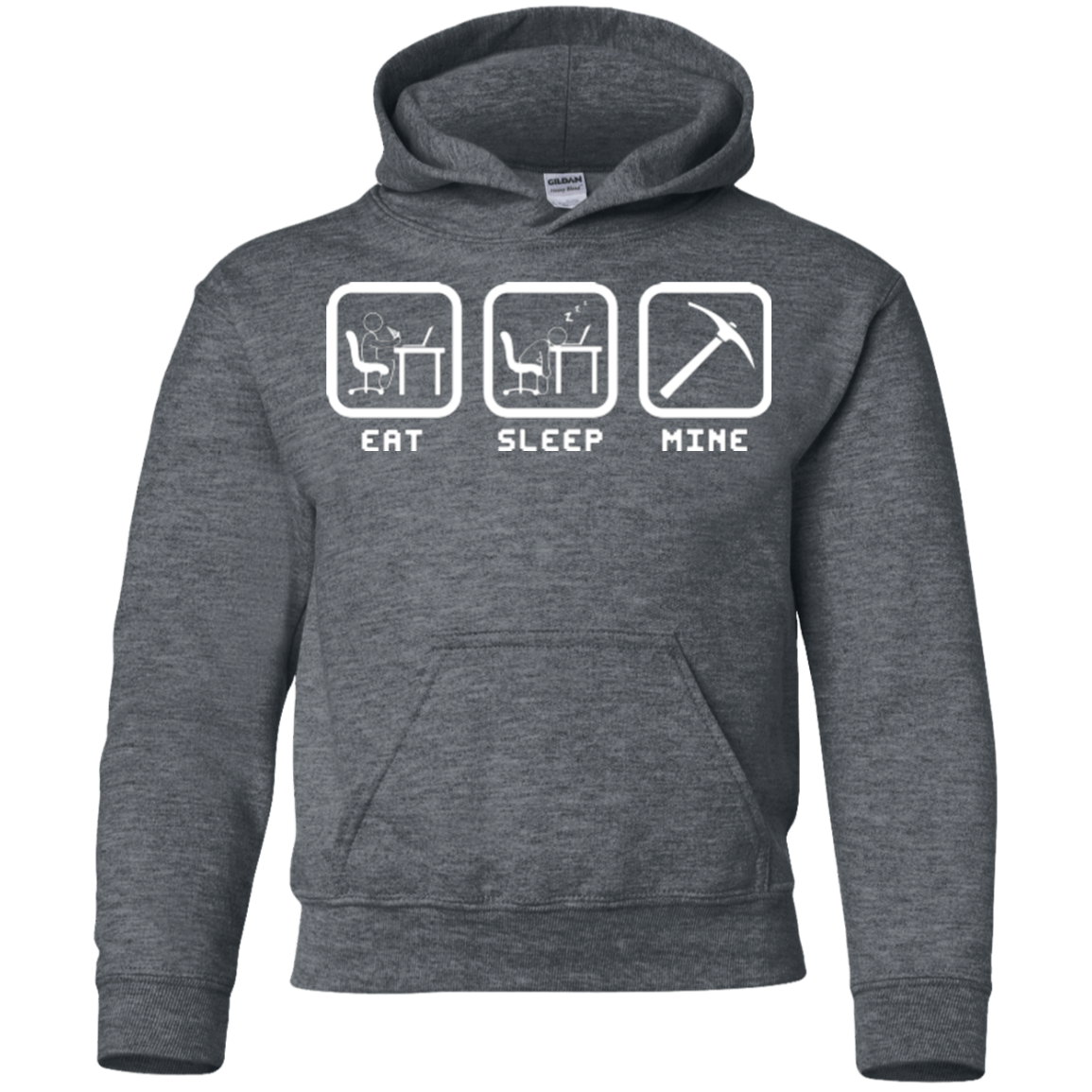Eat Sleep Mine Youth Hoodie