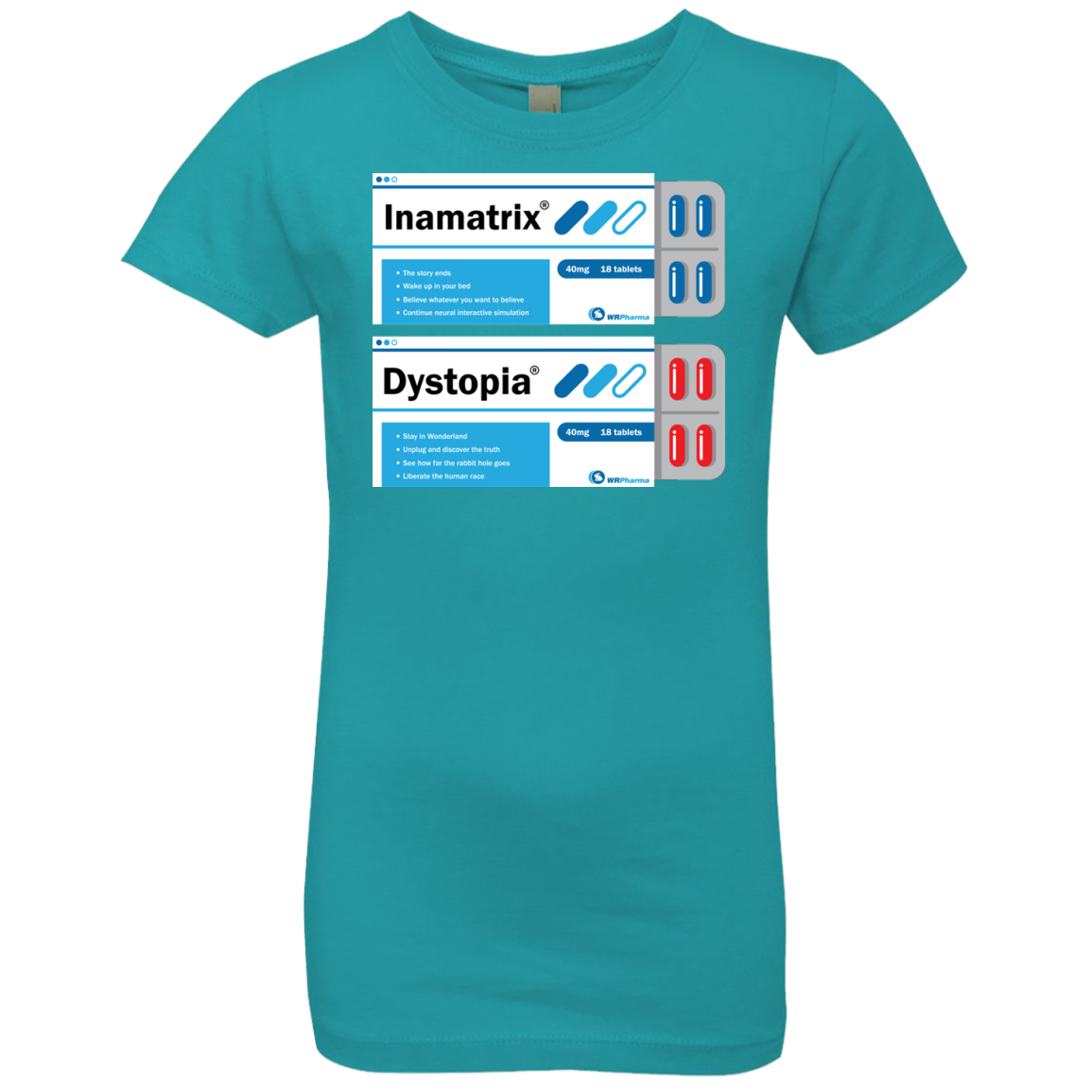 Red or Blue Girls Premium T-Shirt