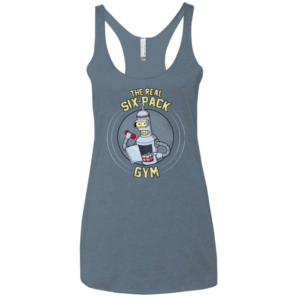 The Real Six Pack Women's Triblend Racerback Tank
