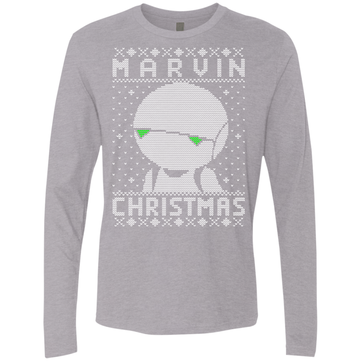 Marvin Christmas Men's Premium Long Sleeve