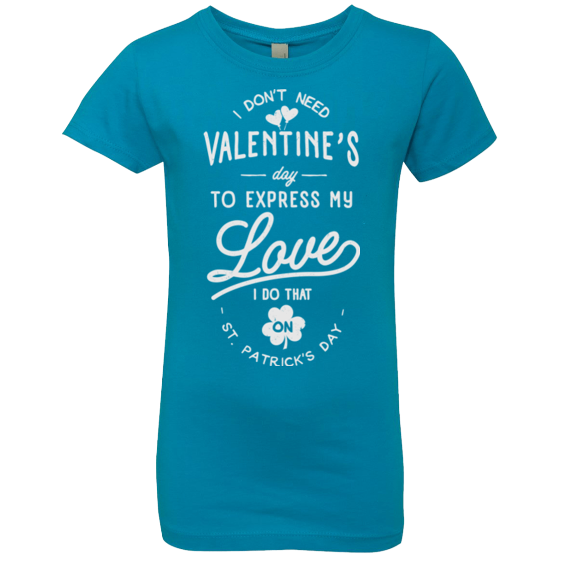 Valentine's Day Girls Premium T-Shirt