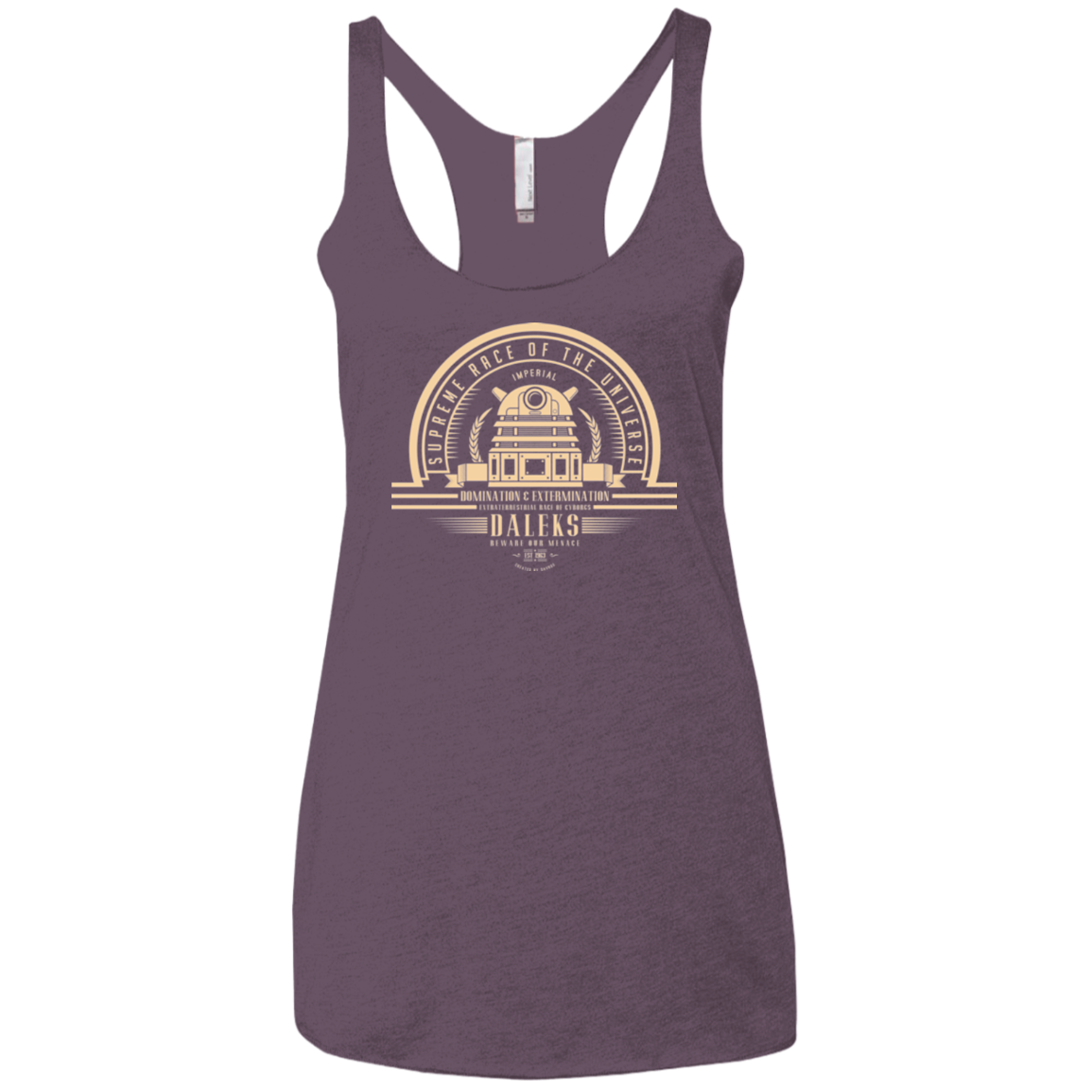 Who Villains Women's Triblend Racerback Tank