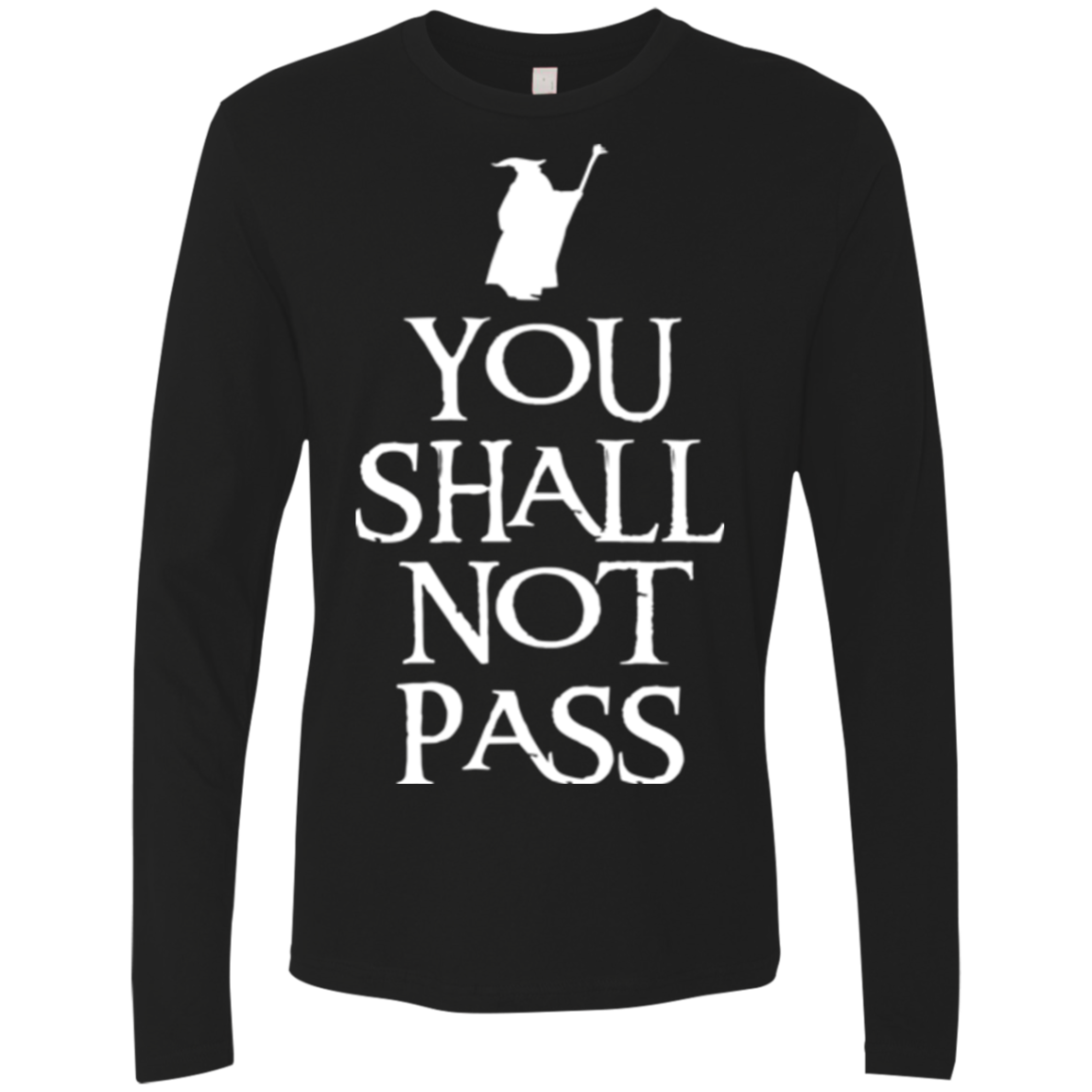 You shall not pass Men's Premium Long Sleeve