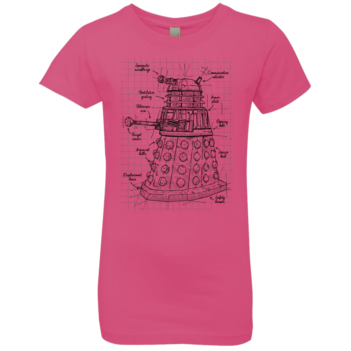 Dalek Plan Girls Premium T-Shirt