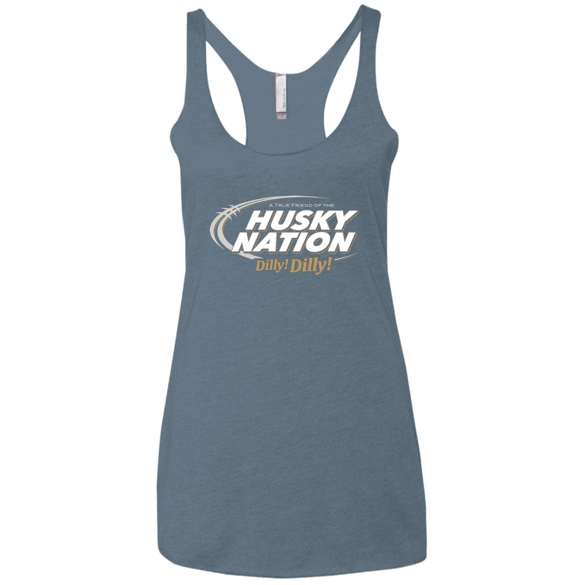 Washington Dilly Dilly Women's Triblend Racerback Tank