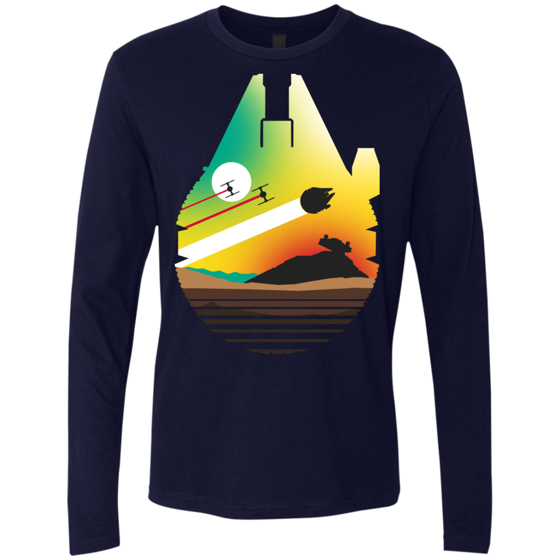 Escape from Desert Planet Men's Premium Long Sleeve