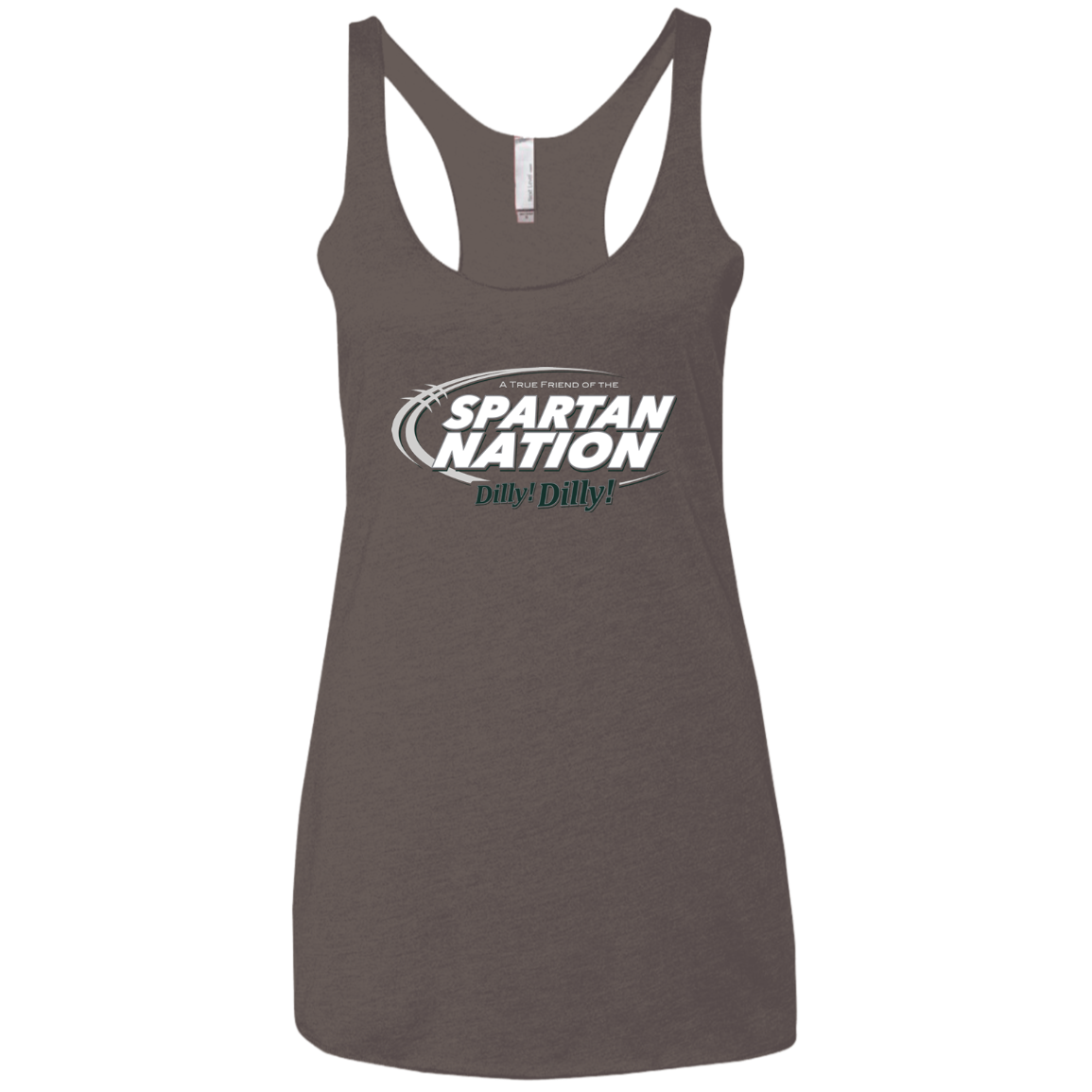 Michigan State Dilly Dilly Women's Triblend Racerback Tank