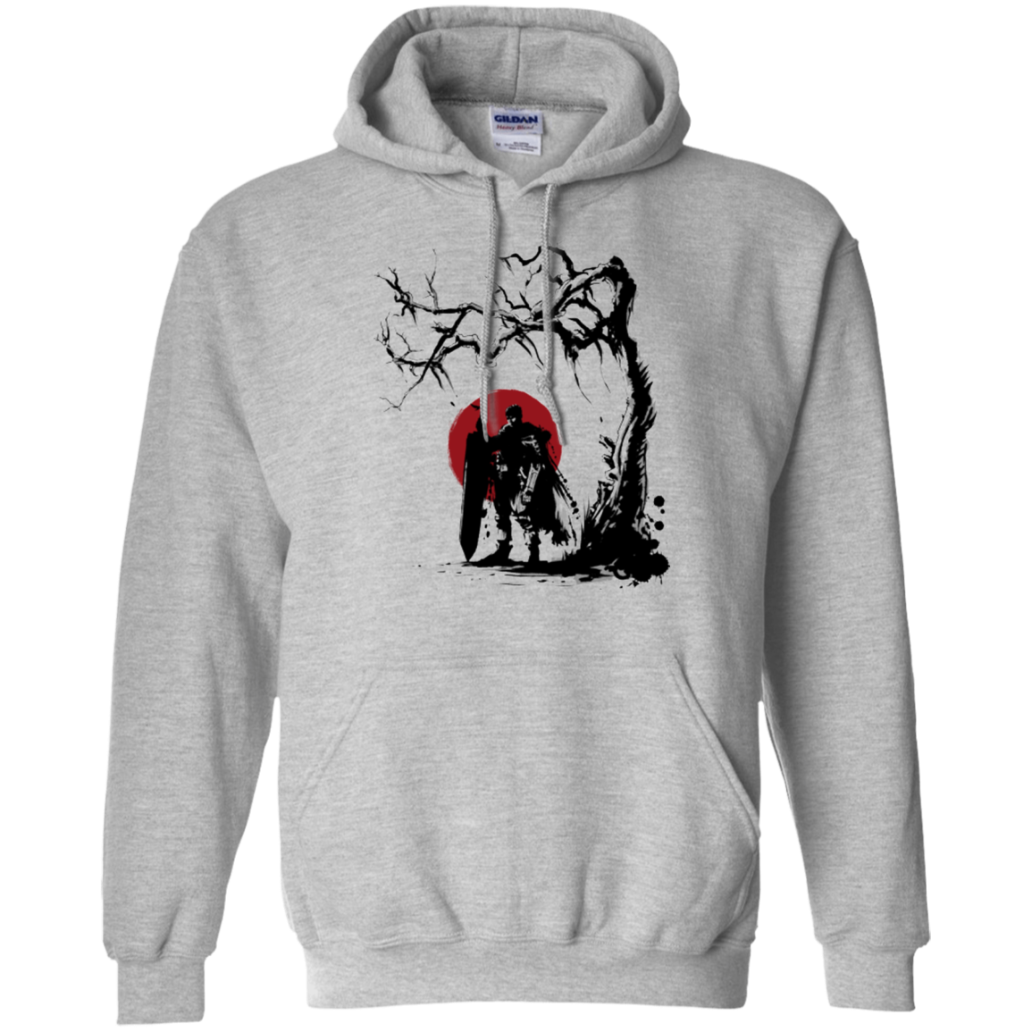 Black Swordsman under the sun Pullover Hoodie