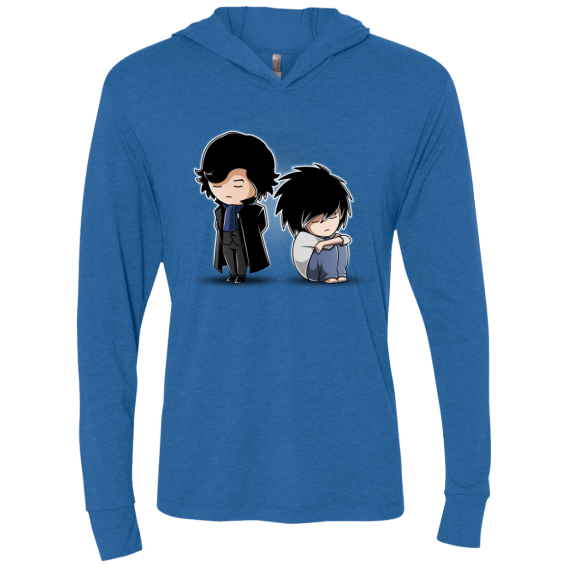 SherLock2 Triblend Long Sleeve Hoodie Tee