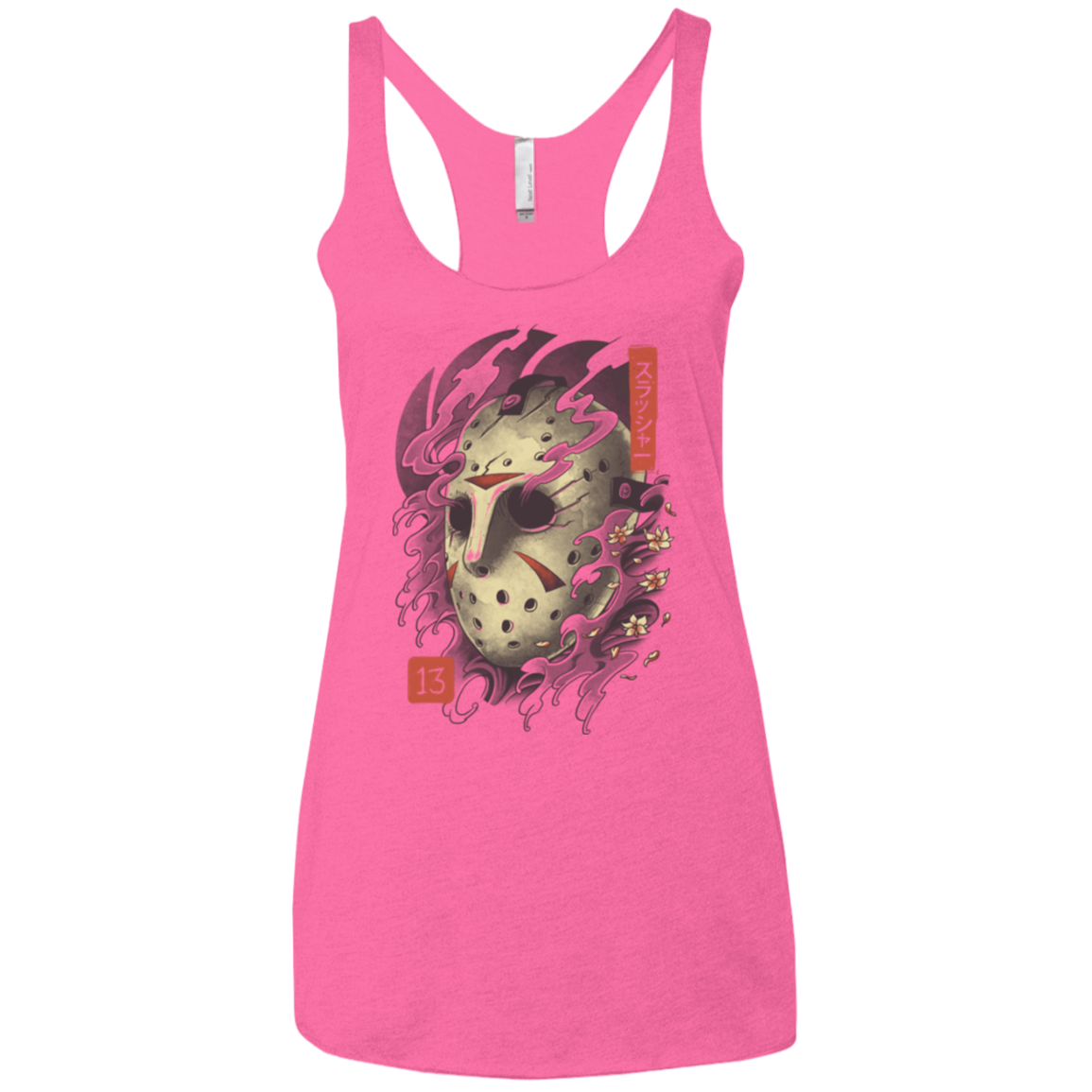 Oni Jason Mask Women's Triblend Racerback Tank