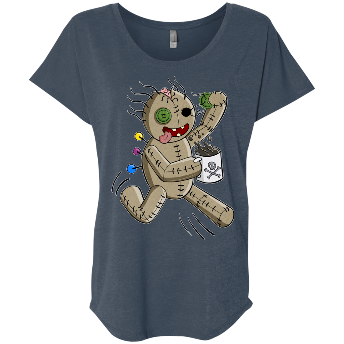 Voodoo Coffee Runner Triblend Dolman Sleeve