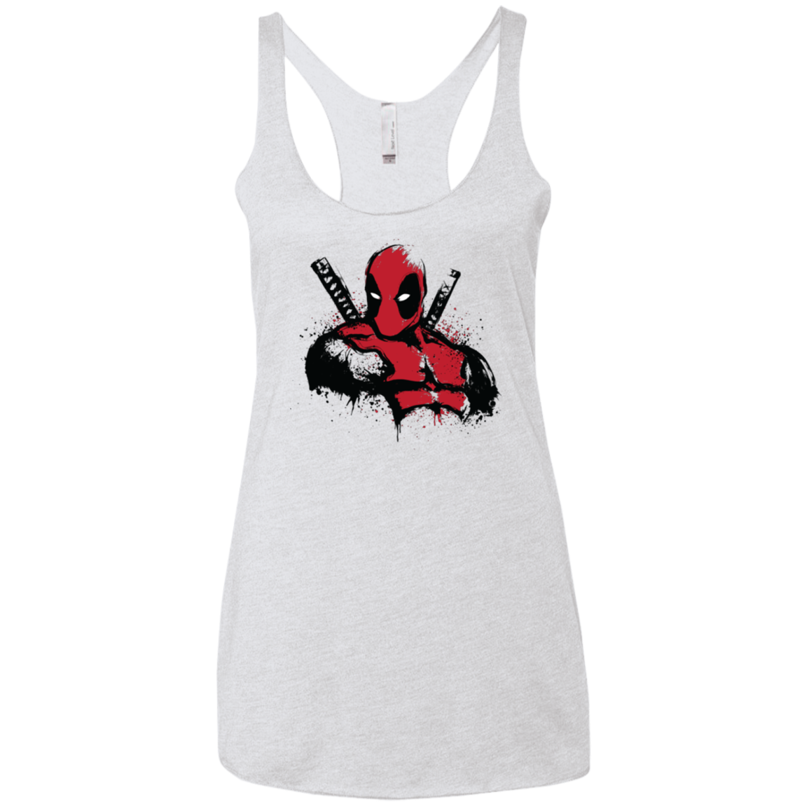 The Merc in Red Women's Triblend Racerback Tank