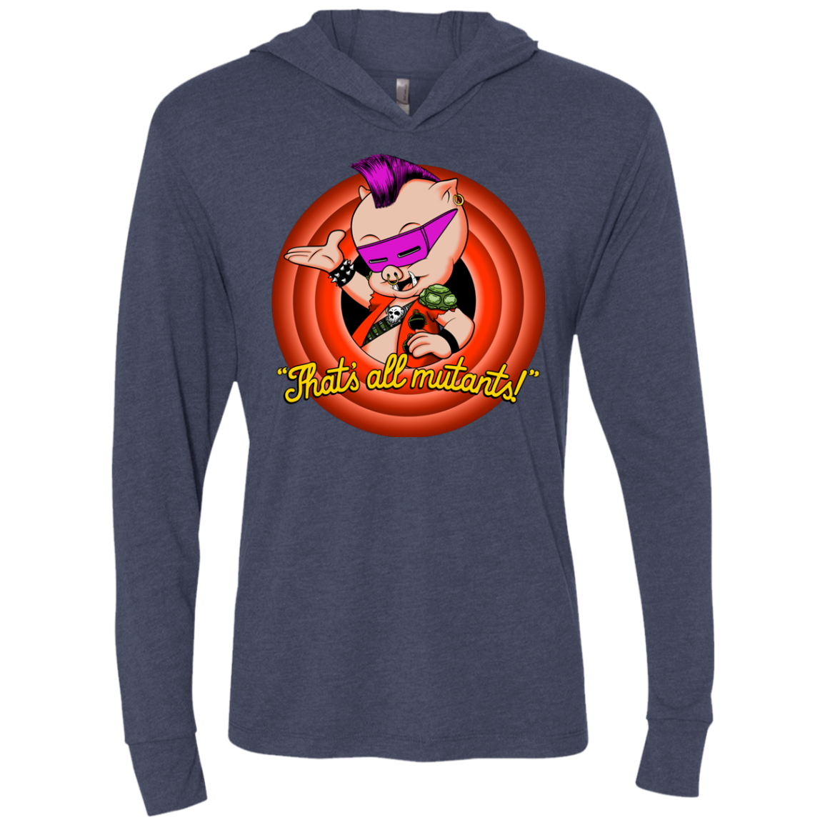 Thats all Mutants Triblend Long Sleeve Hoodie Tee