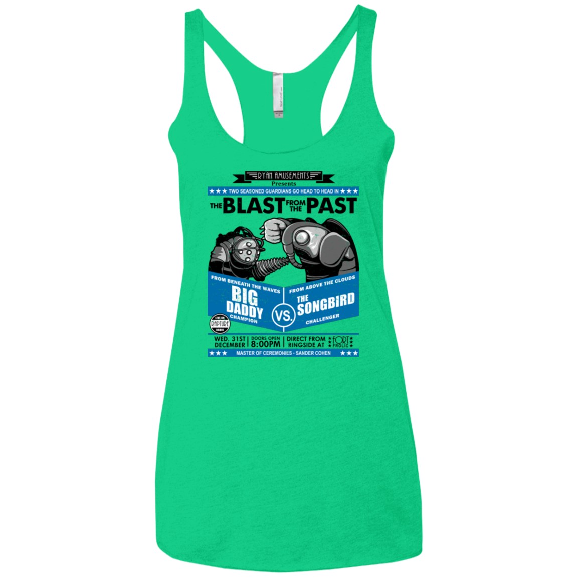 THE BLAST FROM THE PAST Women's Triblend Racerback Tank