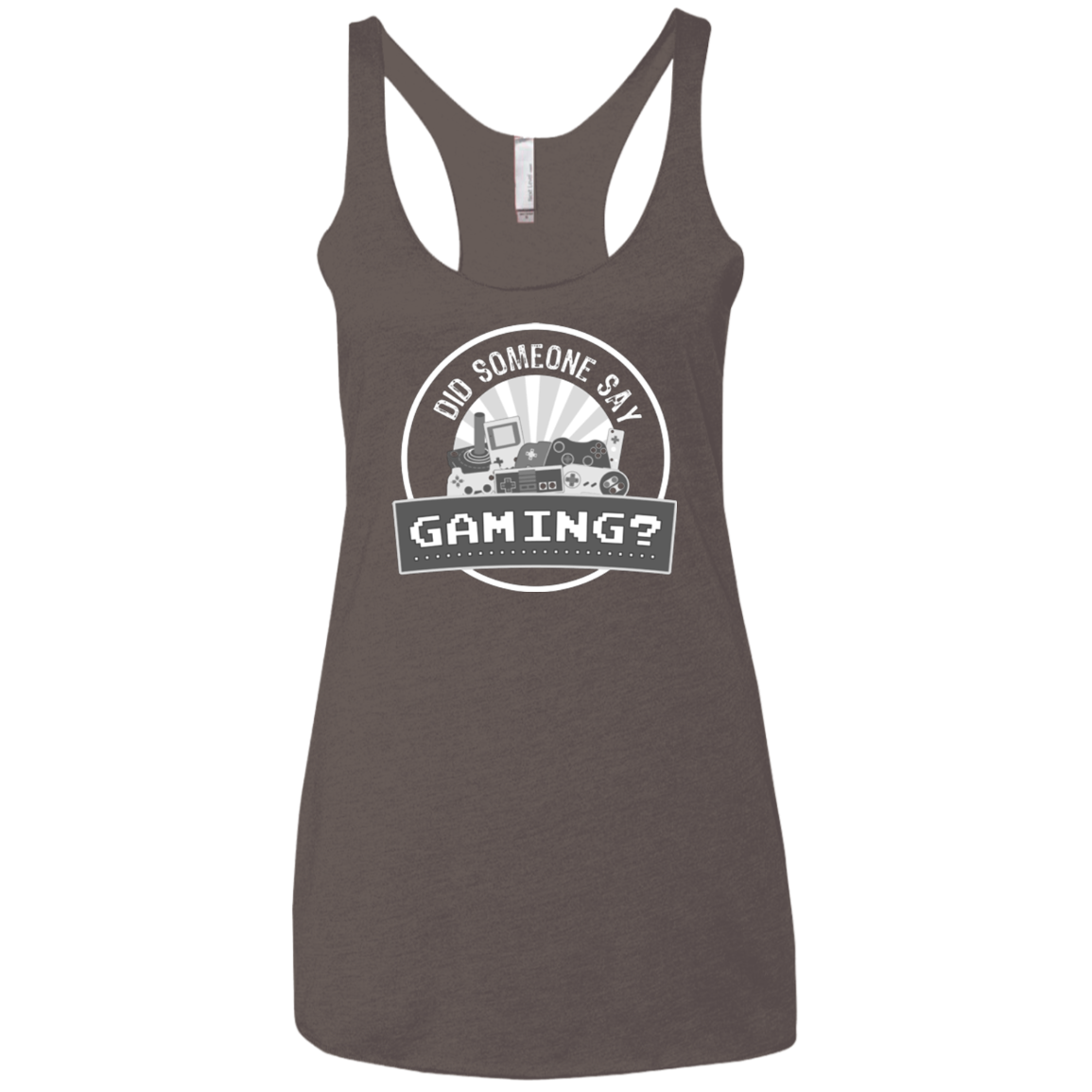 Someone Say Gaming Women's Triblend Racerback Tank
