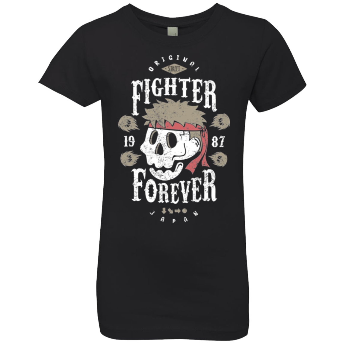 Fighter Forever Ryu Girls Premium T-Shirt