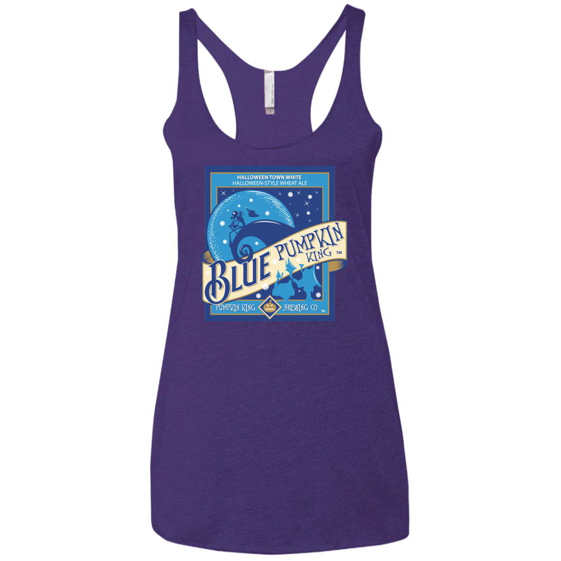 Blue Pumpkin King Women's Triblend Racerback Tank