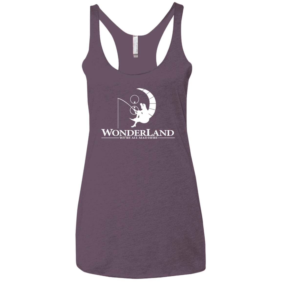 Wonderland Animation Women's Triblend Racerback Tank