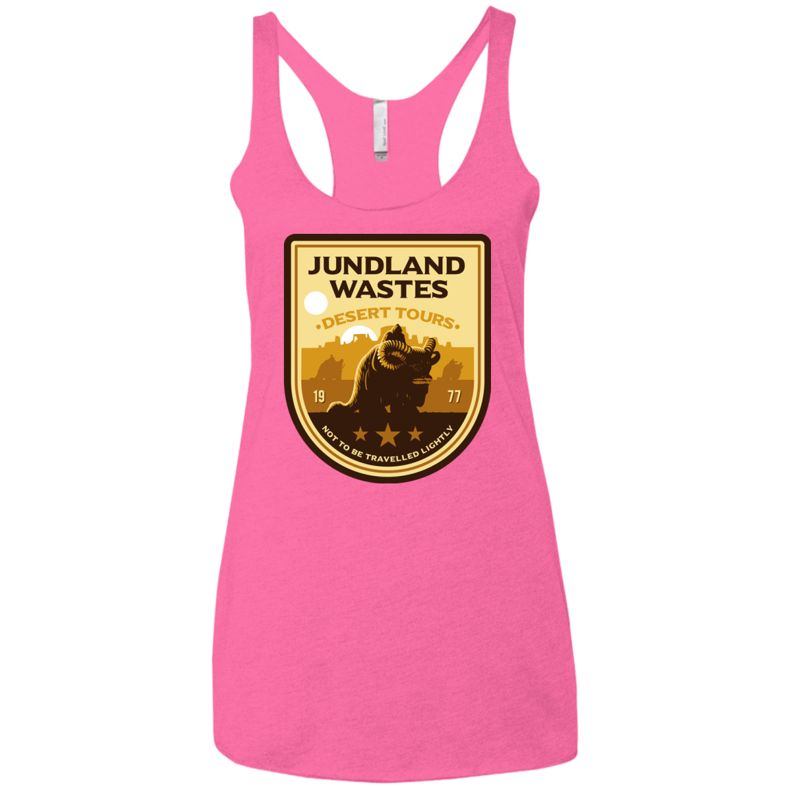 Desert Tours Women's Triblend Racerback Tank