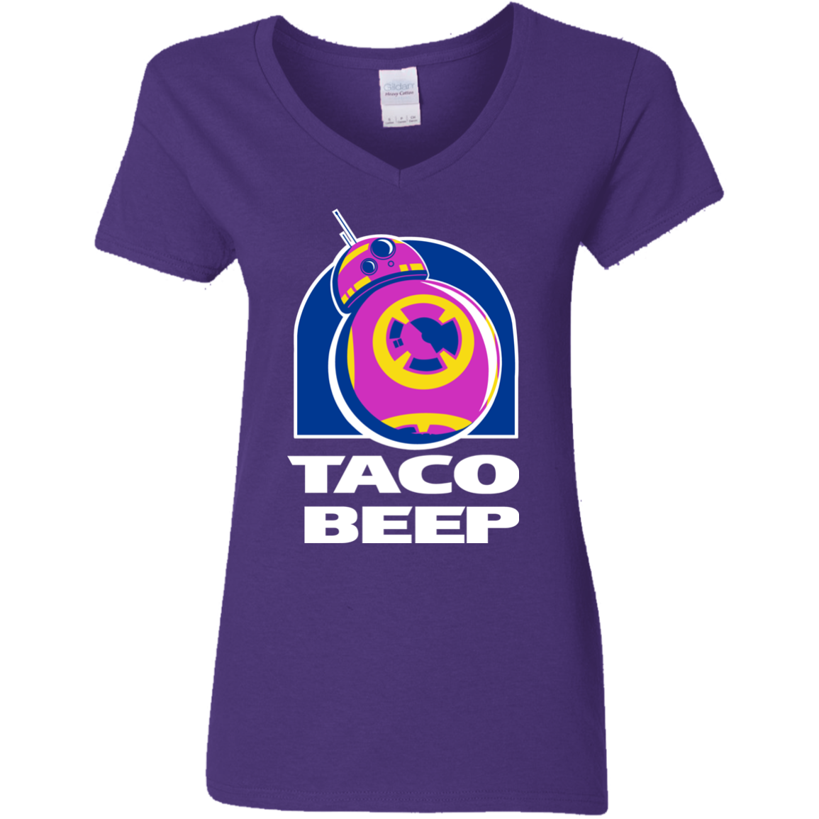 Taco Beep Women's V-Neck T-Shirt