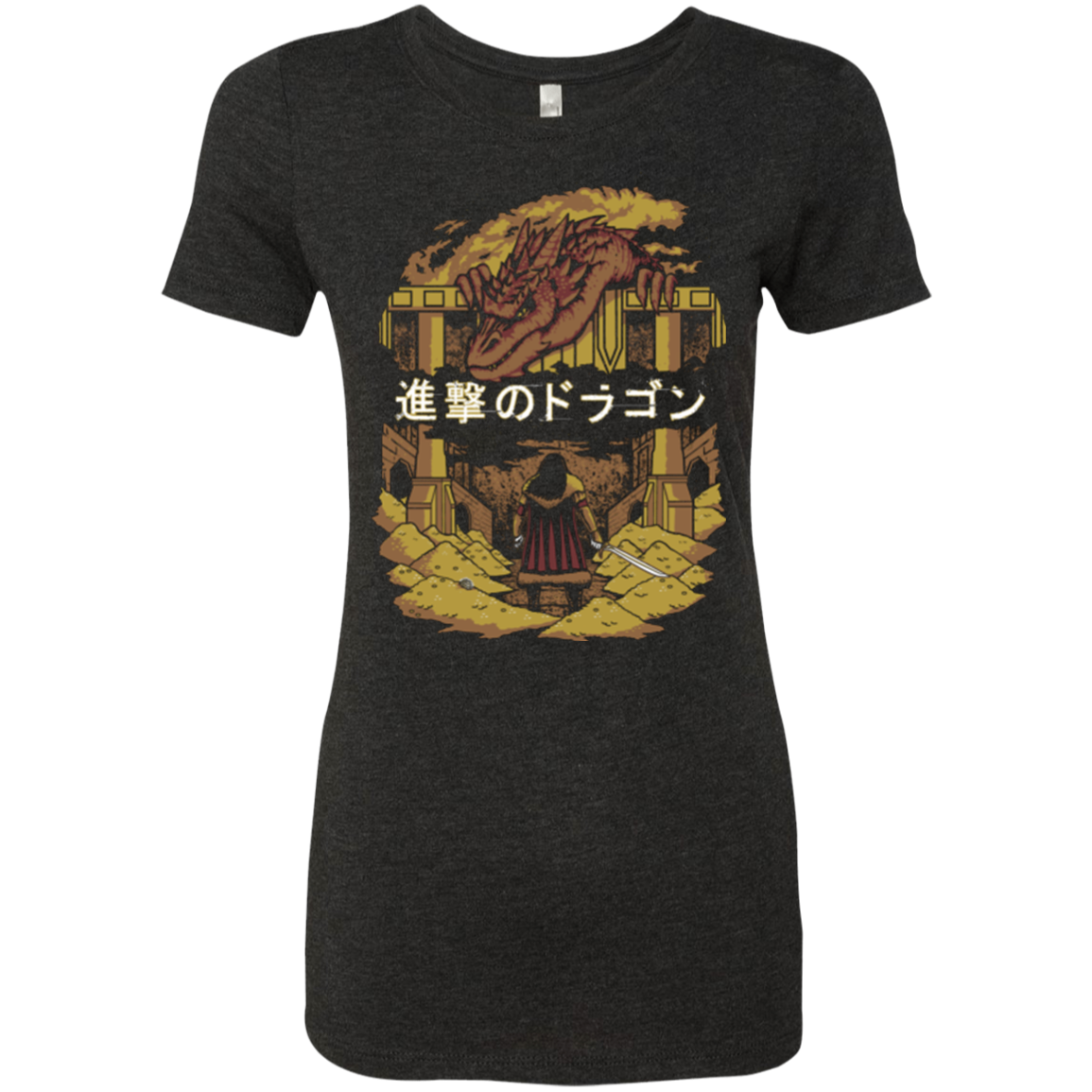 Attack on Dragon Women's Triblend T-Shirt
