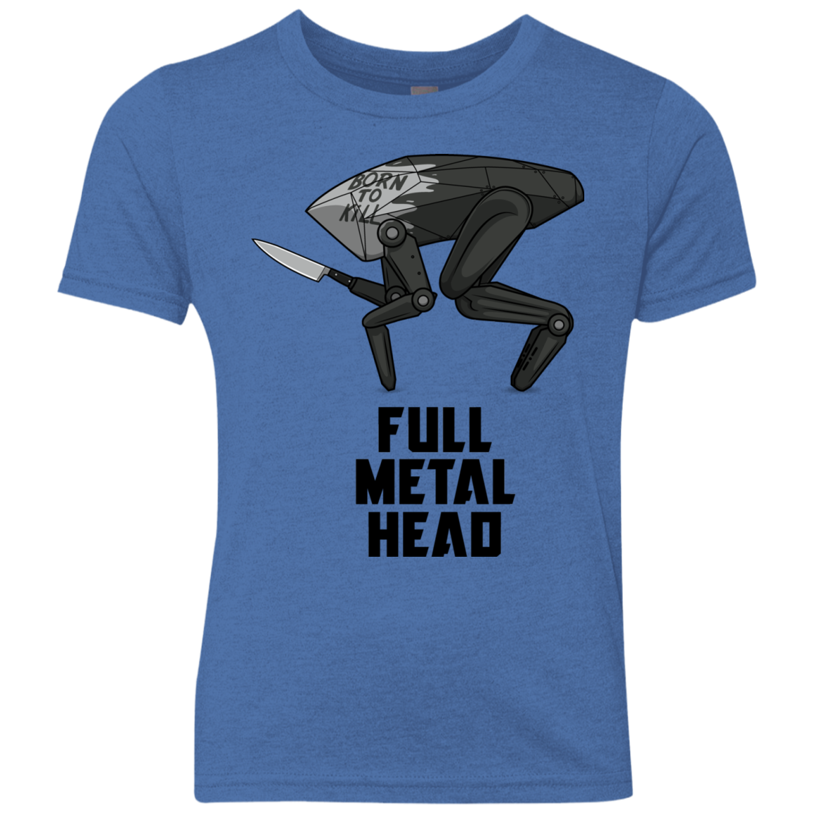 Full Metal Head Youth Triblend T-Shirt