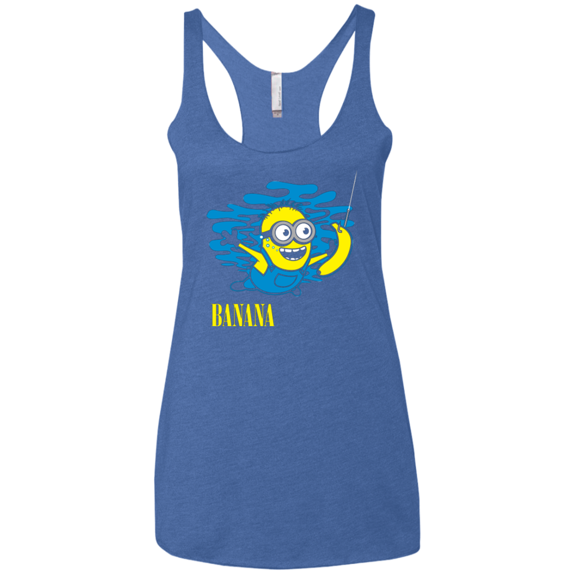 Nirvana Banana Women's Triblend Racerback Tank