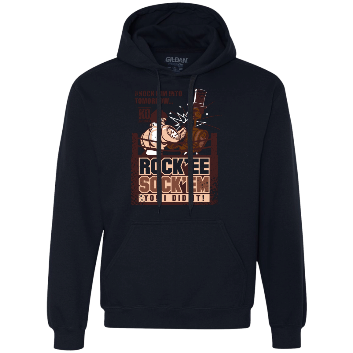 Rockee Sockem Premium Fleece Hoodie