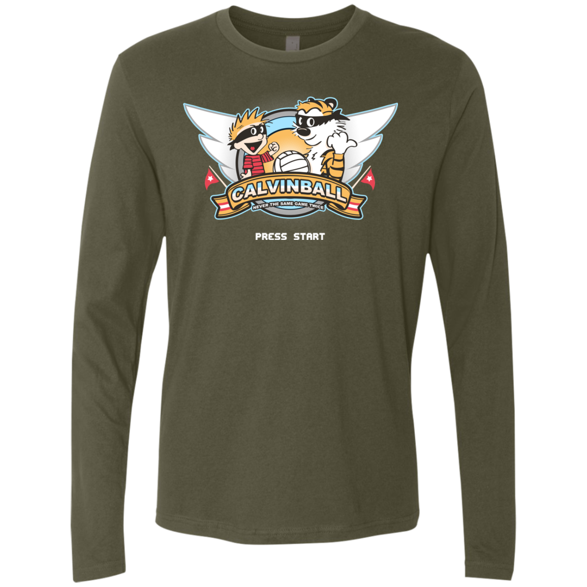 Calvinball Video Game Men's Premium Long Sleeve