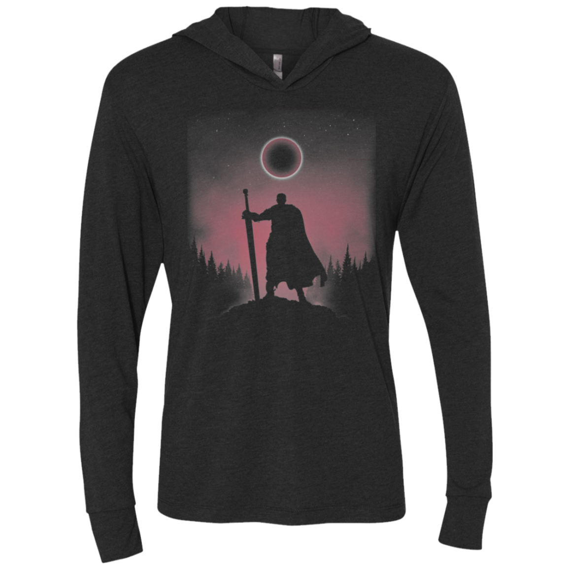 Egg of the King Triblend Long Sleeve Hoodie Tee