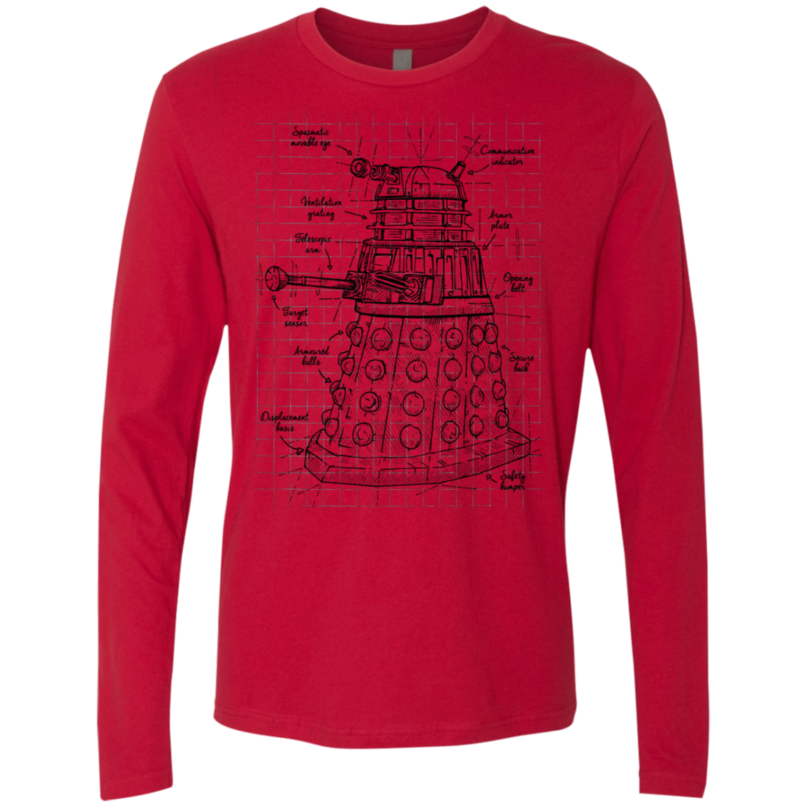 Dalek Plan Men's Premium Long Sleeve