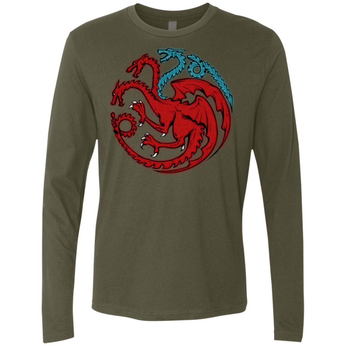 Trinity of fire and ice V2 Men's Premium Long Sleeve