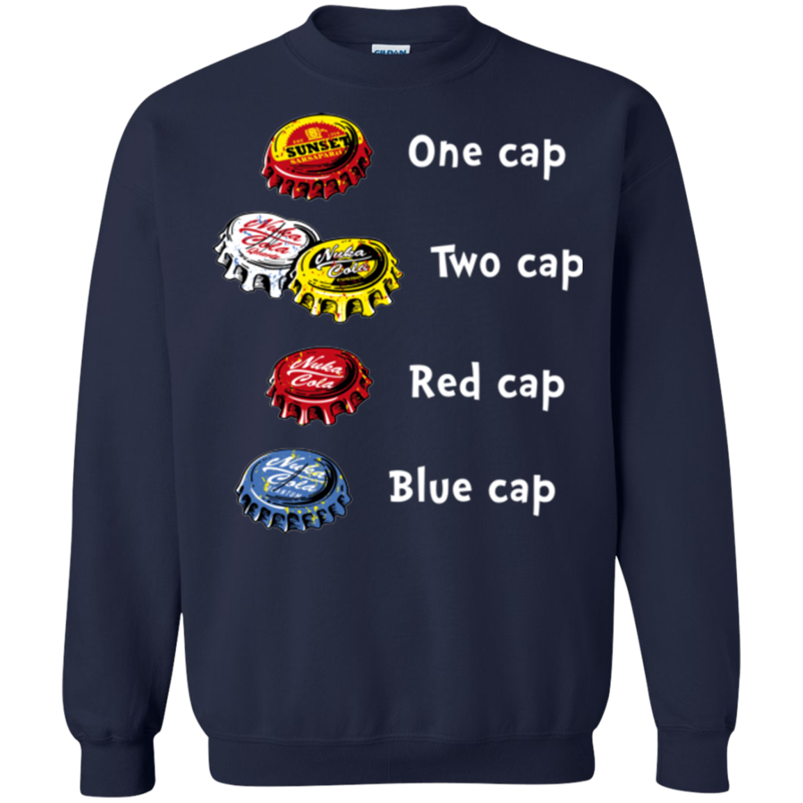 Bottle Caps Fever Crewneck Sweatshirt