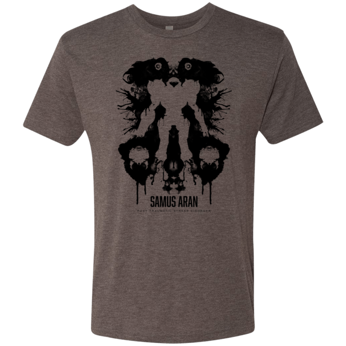 Samus Ink Blot Men's Triblend T-Shirt