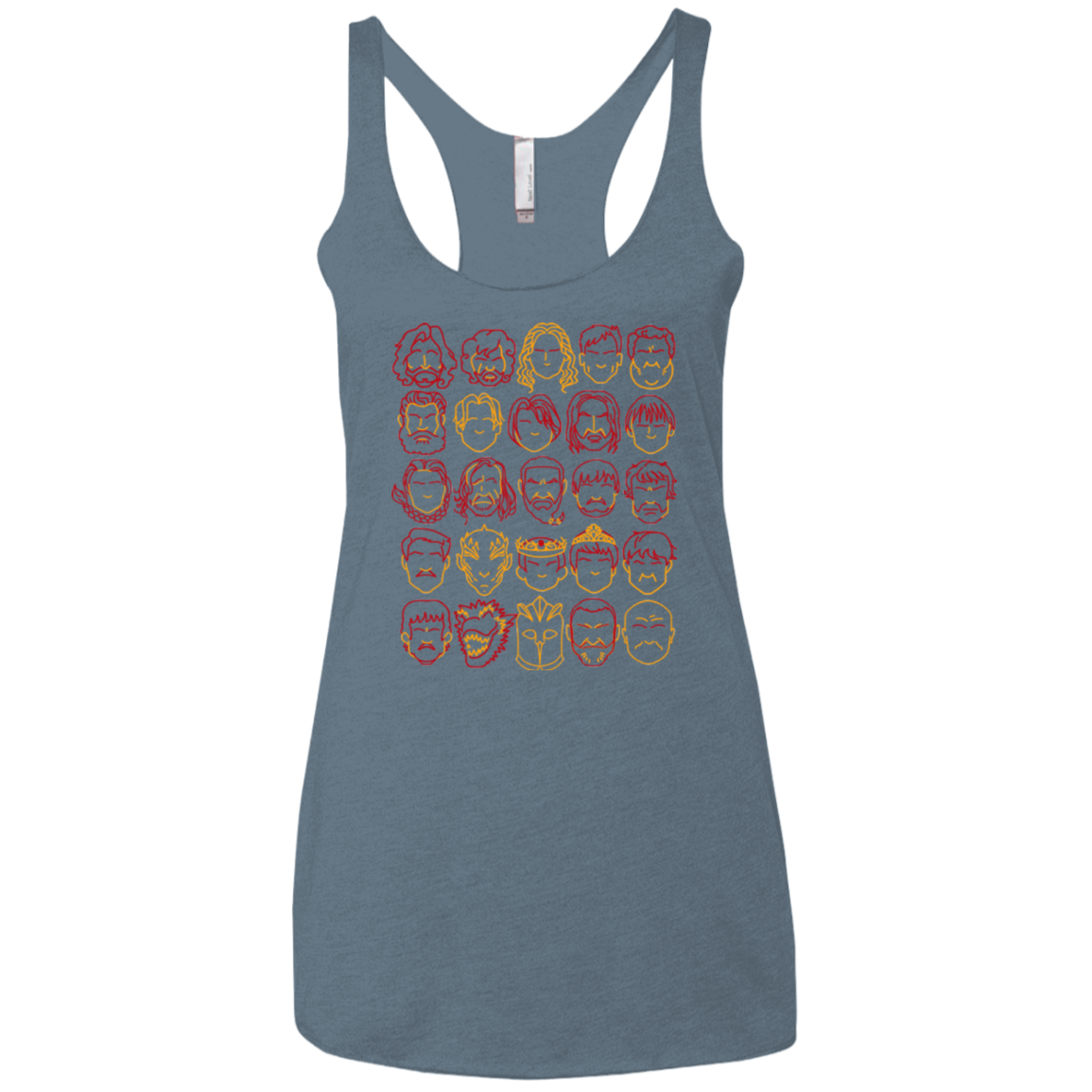Game of Thrones Minimalism Women's Triblend Racerback Tank
