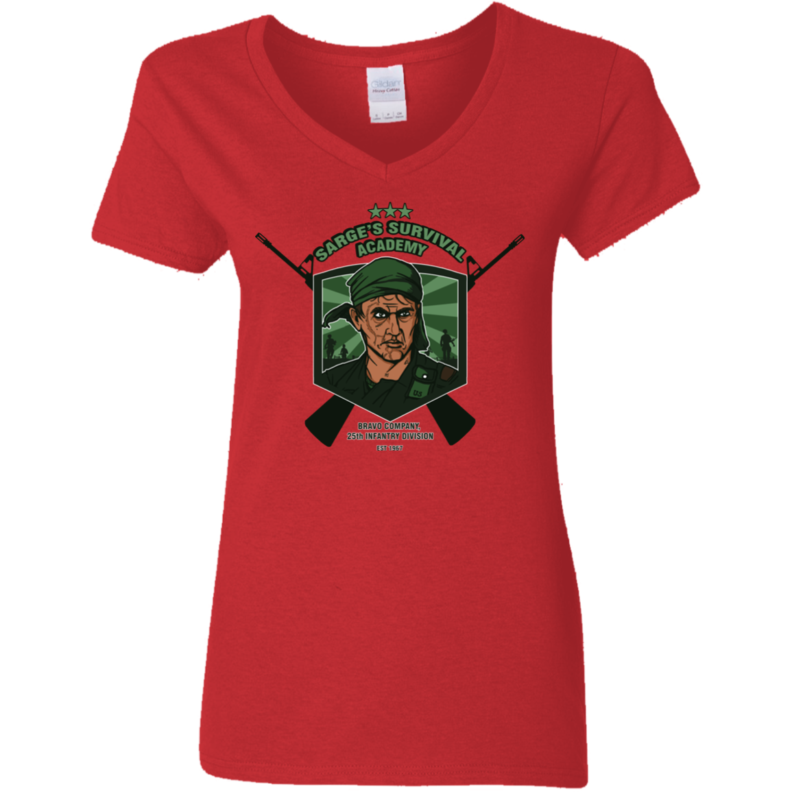 Sarges Survival Women's V-Neck T-Shirt
