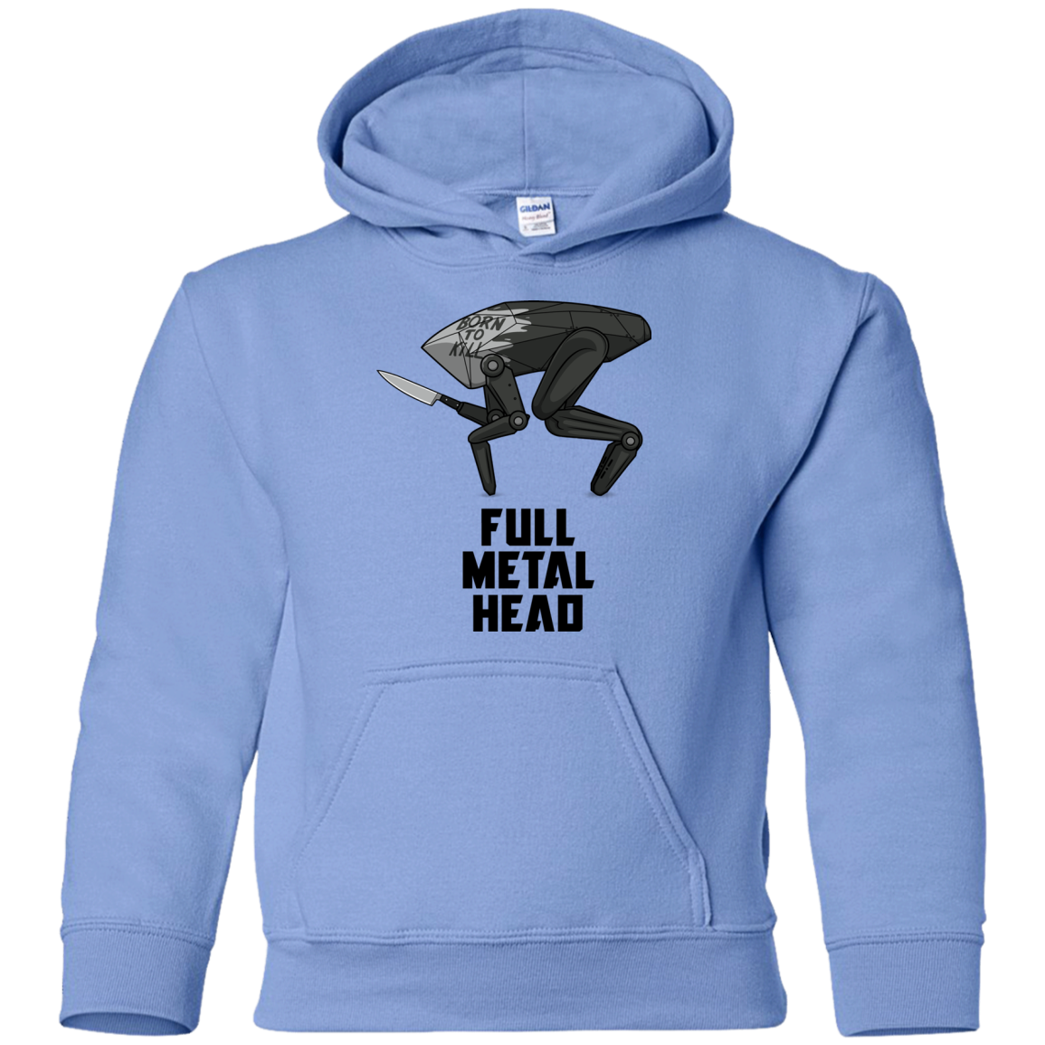 Full Metal Head Youth Hoodie
