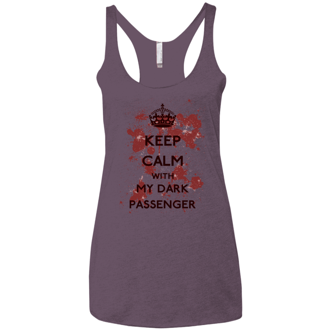 Keep passenger Women's Triblend Racerback Tank