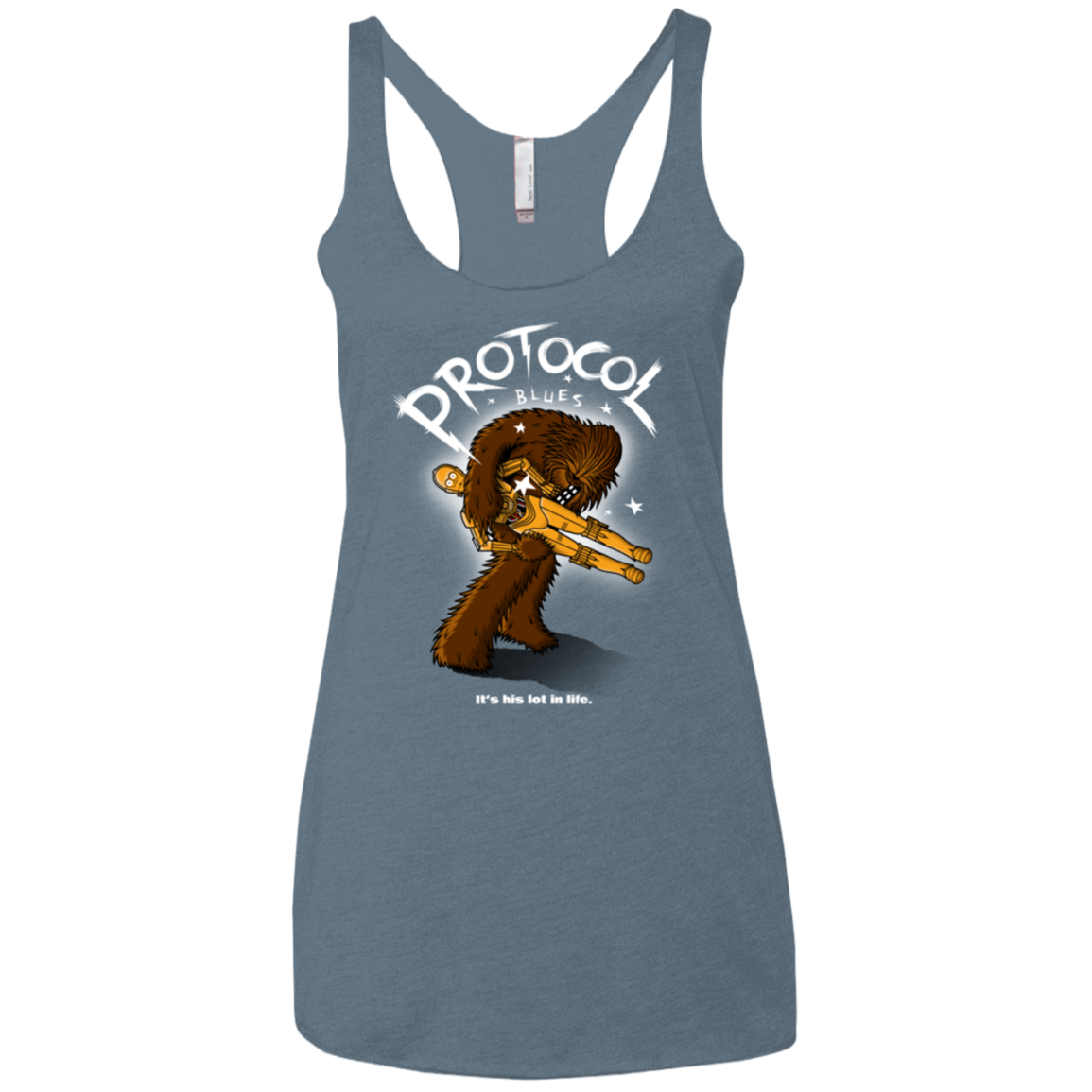 Protocol Blues Women's Triblend Racerback Tank