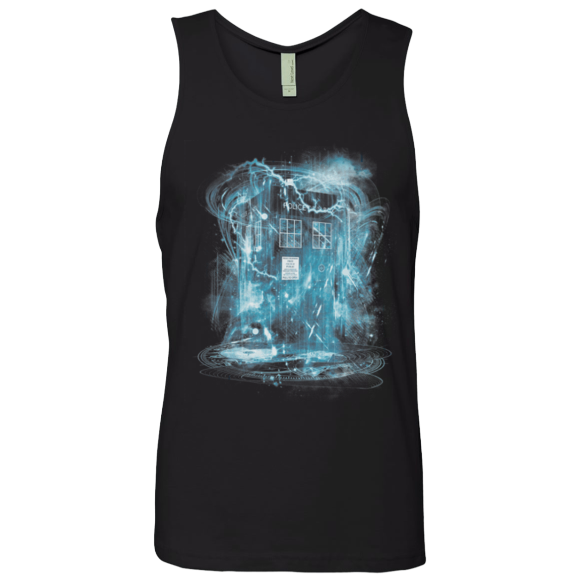 Space and Time Storm Men's Premium Tank Top