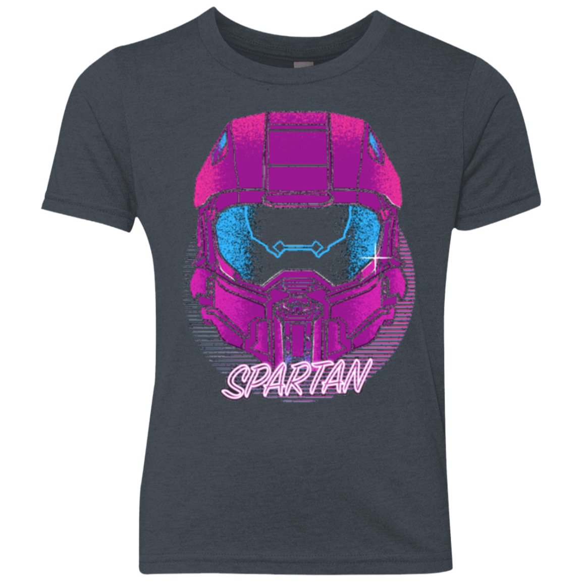 Spartan Helmet 80's Youth Triblend T-Shirt