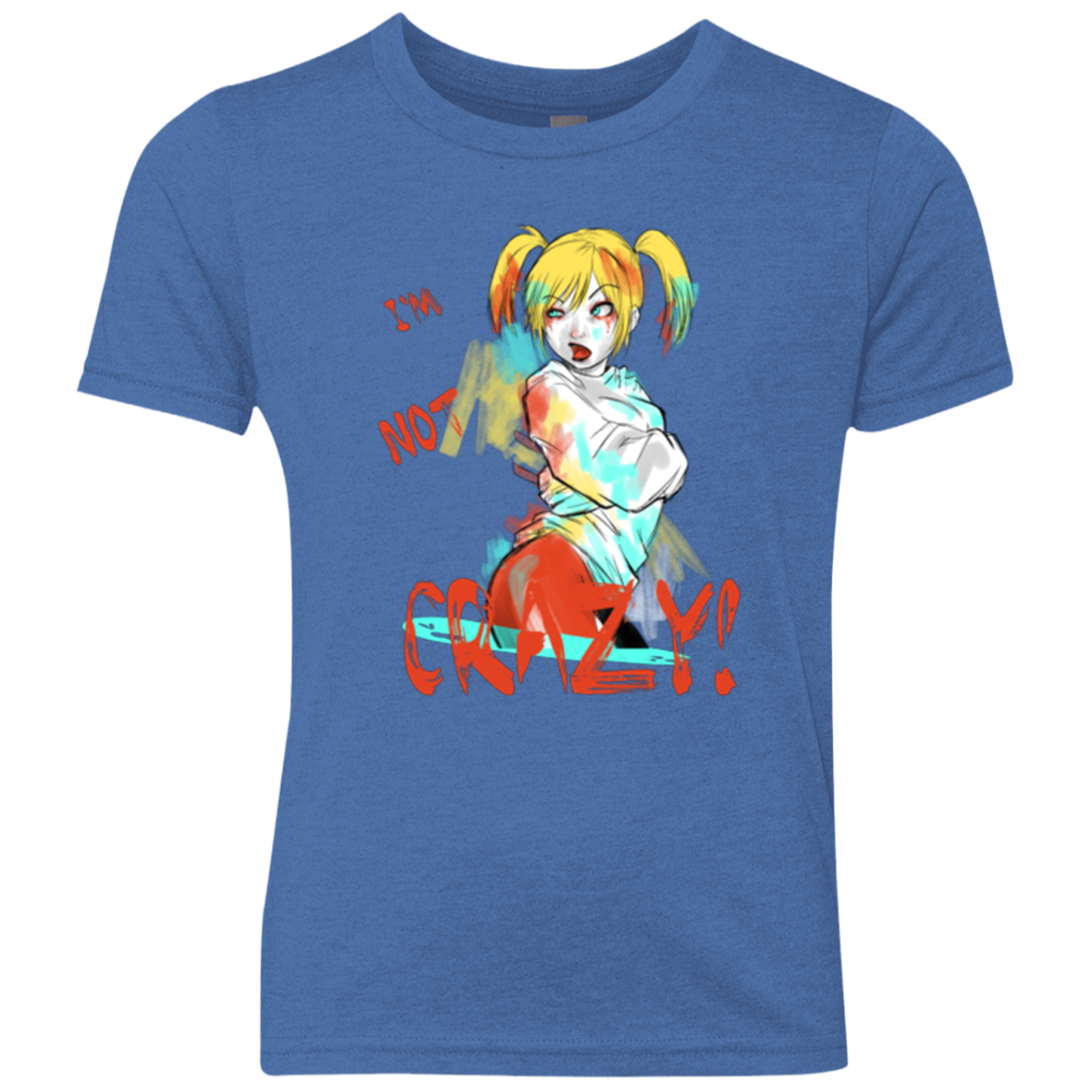 I'm not crazy! Youth Triblend T-Shirt