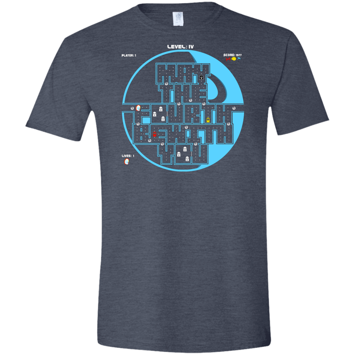 Pacman May The Fourth Men's Semi-Fitted Softstyle