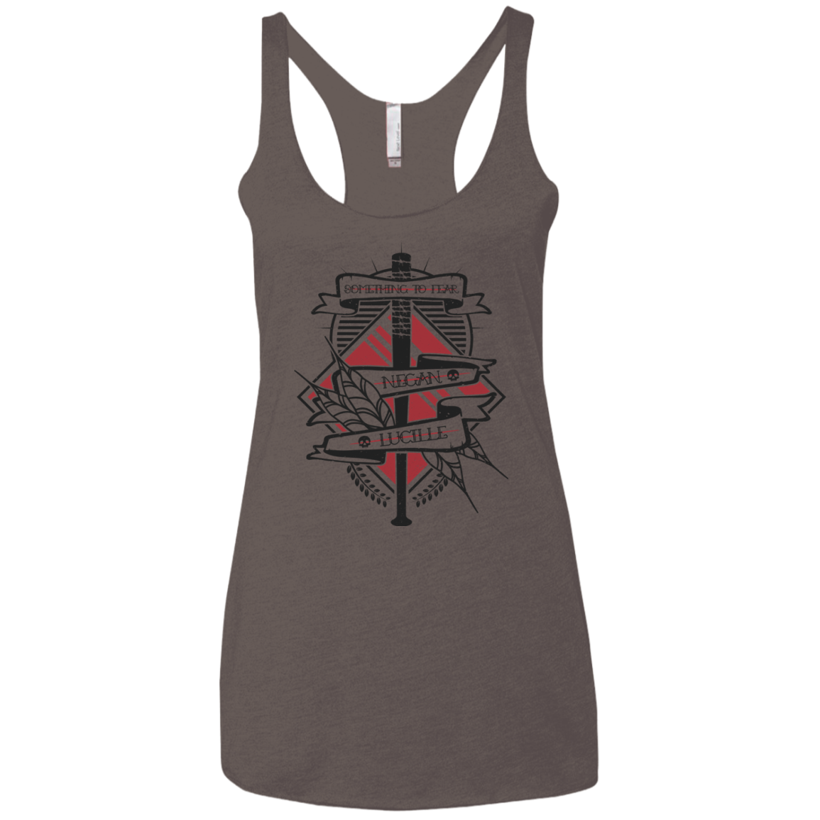 Negan & Lucille Women's Triblend Racerback Tank