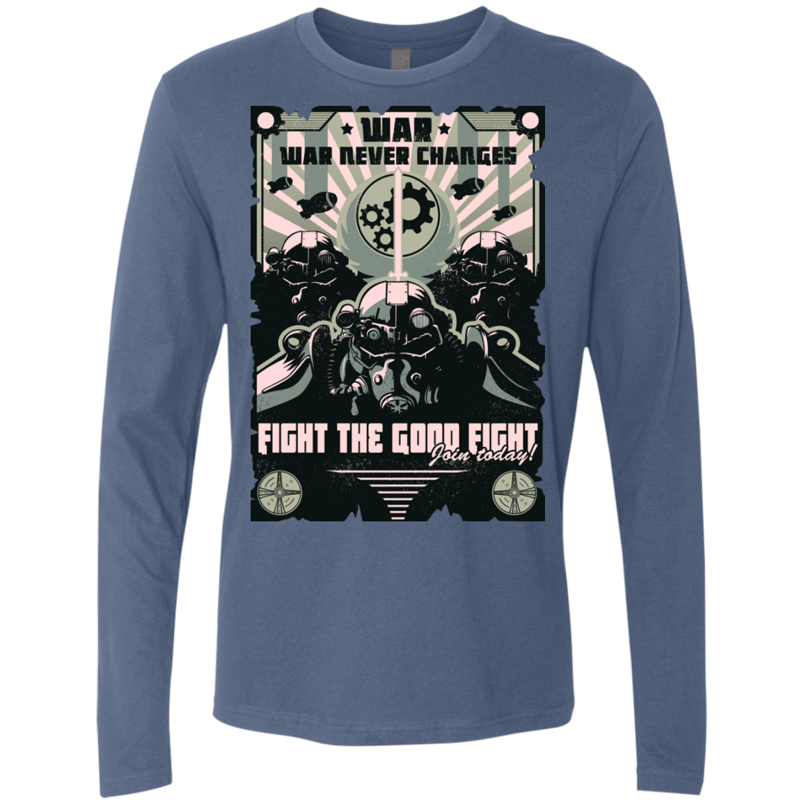 War Never Changes Men's Premium Long Sleeve