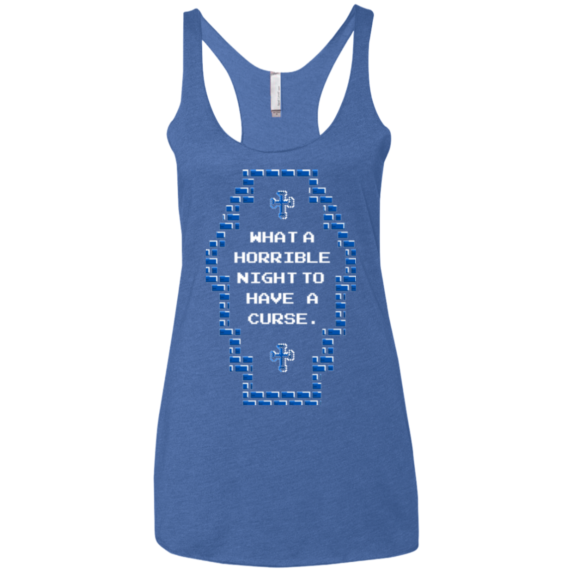 What a Horrible Night Women's Triblend Racerback Tank