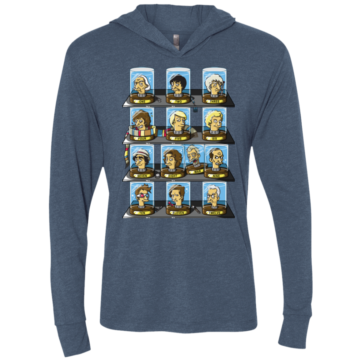 Regen O Rama Triblend Long Sleeve Hoodie Tee