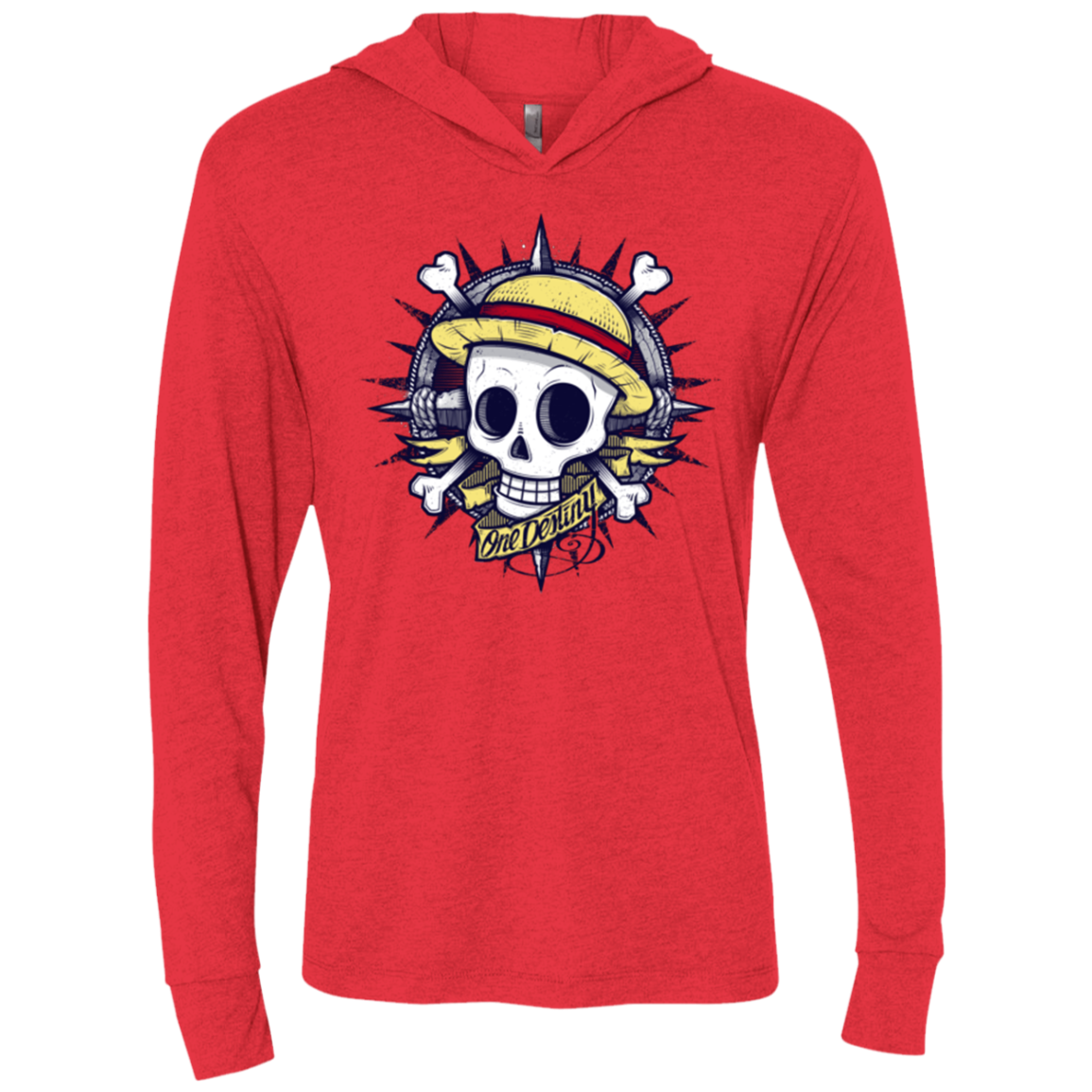 One Destiny Triblend Long Sleeve Hoodie Tee