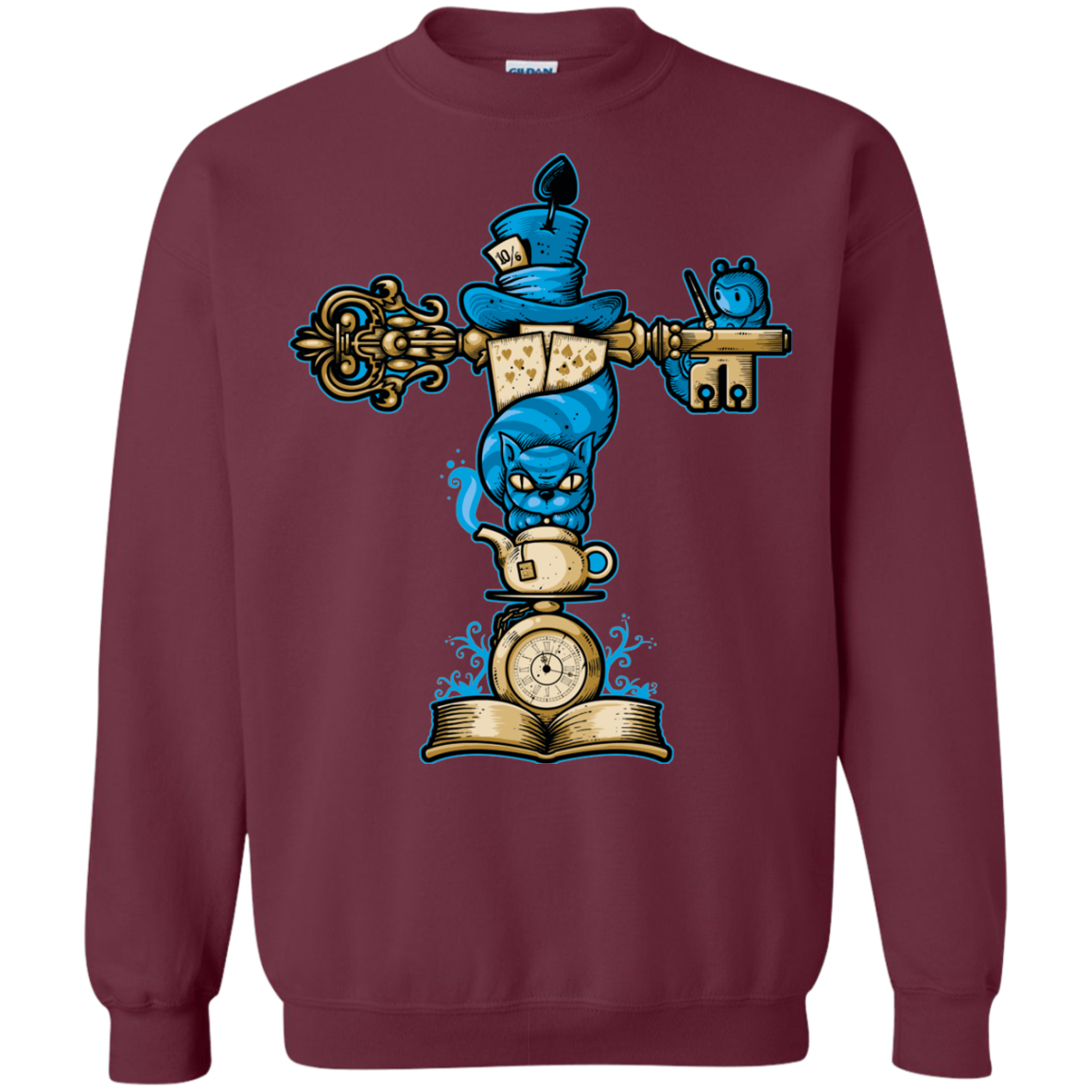 Wonderland Totem Crewneck Sweatshirt