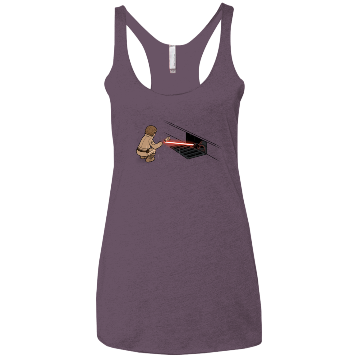 The Dark Sewer Women's Triblend Racerback Tank